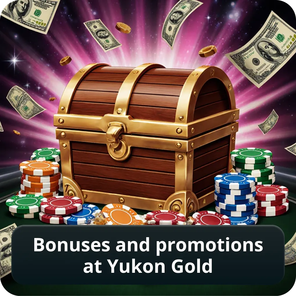 Bonuses and promotions at Yukon Gold