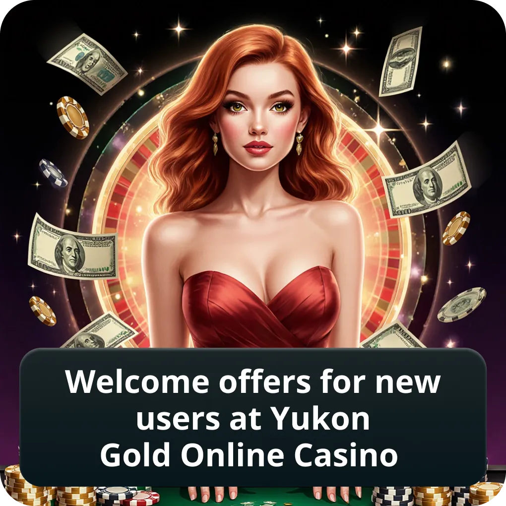 Welcome offers for new users at Yukon Gold Online Casino